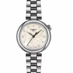 Tissot Desir Powermatic 80 Mother of Pearl Dial 28mm Steel Women's Watch T1520101111600