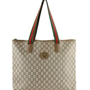 Gucci Bag Plus Beige Canvas Tote