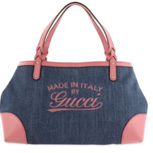 Gucci Blue Denim Tote