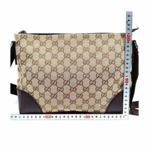 Gucci Brown Canvas Crossbody Bag