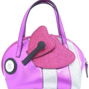 Gucci Butterfly Children Metalic Magenta Calfskin Tote