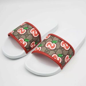 Gucci GG Apple Print Slide Sandal