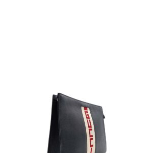 Gucci Jacquard Ribbon Clutch Black