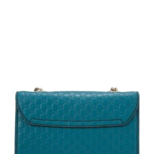 Microguccissima Emily Crossbody Peacock Blue