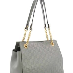 Medium Guccissima Soft Signature Bag Grey