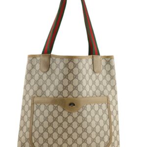Gucci Shopping Monogram Brown Gg Supreme Canvas Tote