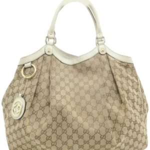 Gucci Sukey Large Tote Supreme Sandybrown Canvas Hobo Bag