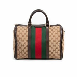 Gucci New Web Boston Bag