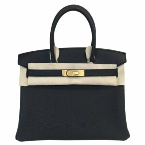 Hermes Birkin 30 Bag Black Togo