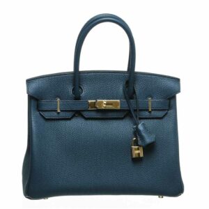 Hermes Birkin 30 Bleu Prusse Togo Bag