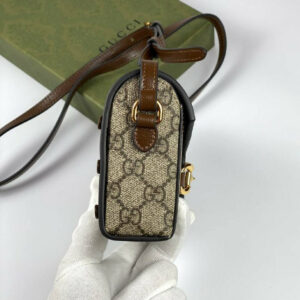 Gucci Horsebit 1955 mini bag  GG Supreme canvas