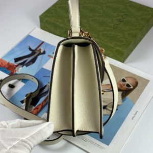 Gucci Ophidia small top handle bag beige