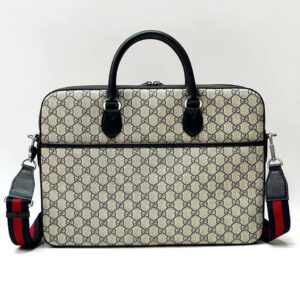 Gucci Business case with Interlocking G Men's blue