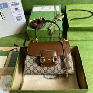 Gucci Horsebit 1955 mini bag light brown