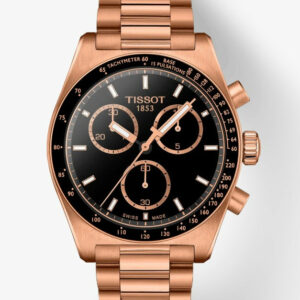 Tissot PR516 Chronograph Quartz 40mm Rose Gold/Black Dial Men's Watch T1494173305100