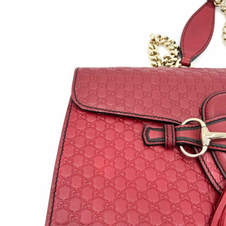 second-hand-gucci-emily-guccissima-red-leather-chain-shoulder-bag-621827
