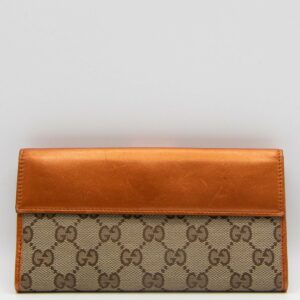 Gucci Guccissima Beige Marrone-Arancio Canva Cuore