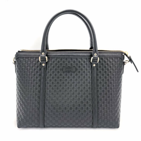 second-hand-gucci-microguccissima-tote-leather-black-2-way-374402