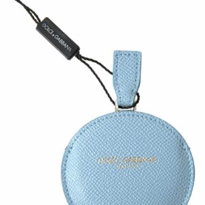 Dolce & Gabbana Blue Leather Keychain