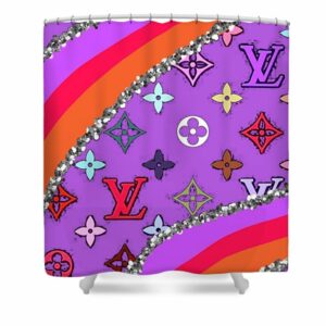 Louis Vuitton Art Shower Curtain
