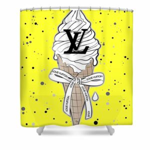 Louis Vuitton shower curtain Ice cream 