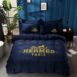 Luxury Blue Paris Hermes bed set