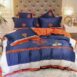 Blue and White Hermes bed set