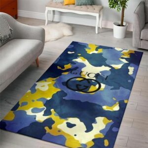 Mixed colors Gucci living room carpet and rug