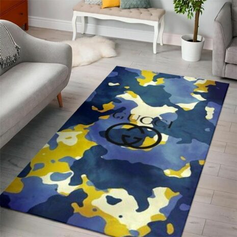 Mixed colors Gucci living room carpet and rug