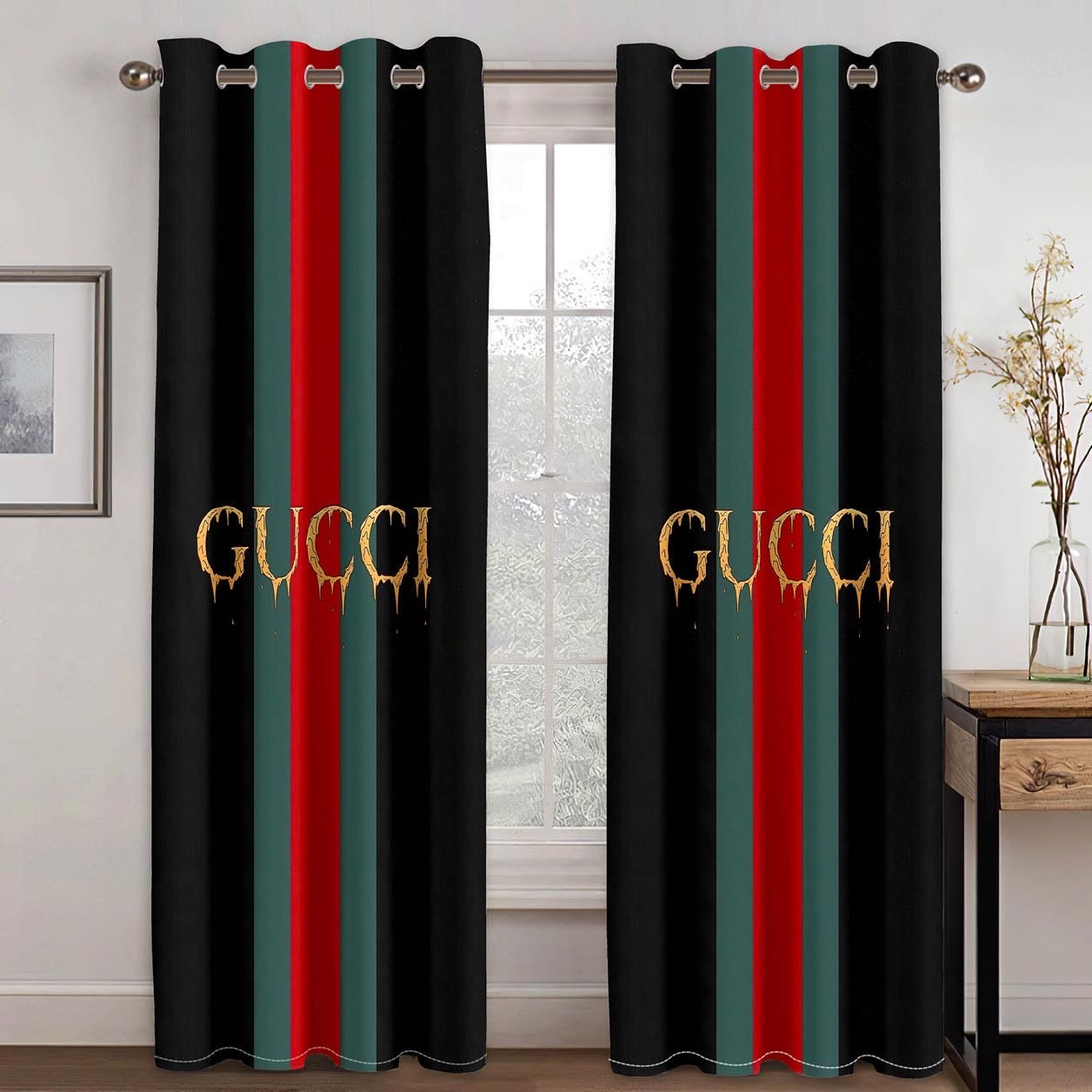 Gucci window curtains