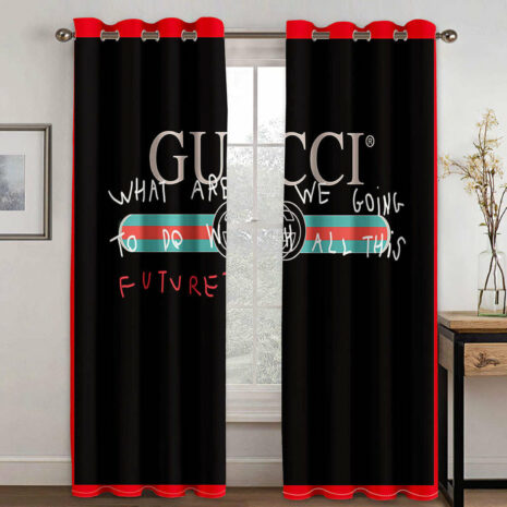 Gucci window curtains