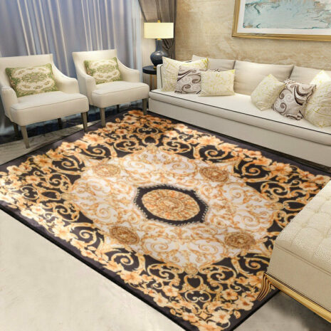 luxury Versace living room carpet and rug