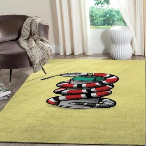 Snake luxury Gucci living room carpet and rug
