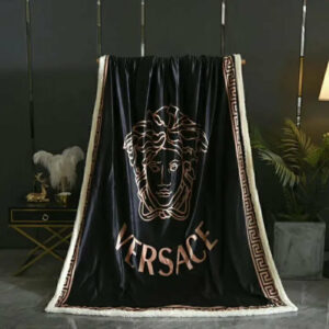 Bronze Medusa Versace blanket