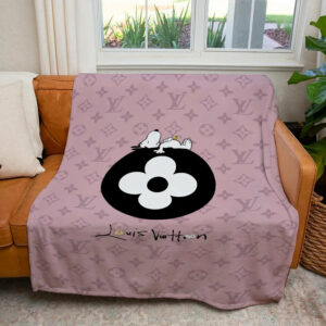 Pinky Louis Vuitton blanket