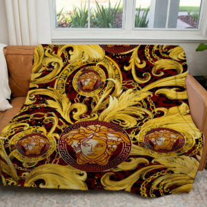 Golden Versace blanket