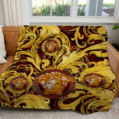 Golden Versace blanket