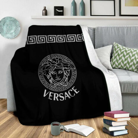 Black & White Versace blanket