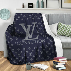 Blue Fashion Louis Vuitton blanket