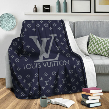 Blue Fashion Louis Vuitton blanket