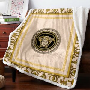 Light yellow Versace blanket