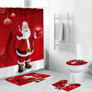 christmas shower curtain