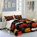 Shark Pumpkin Halloween bed set
