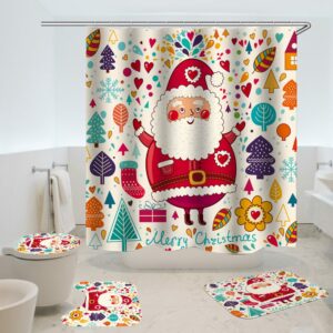 christmas shower curtain