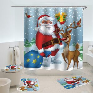 santa claus deer