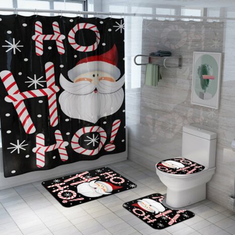 christmas shower curtain