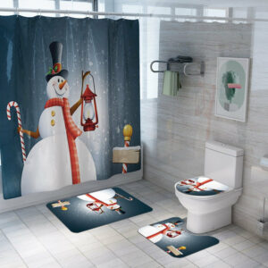 christmas shower curtain