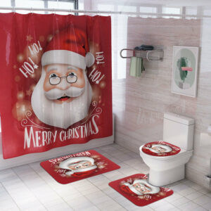 christmas shower curtain 