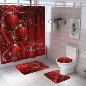 christmas shower curtain