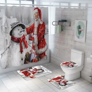 christmas shower curtain